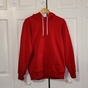 Adidas Men's Tech Fleece Red & White Hoddie Size SM Athleisure Gorpcore Casual